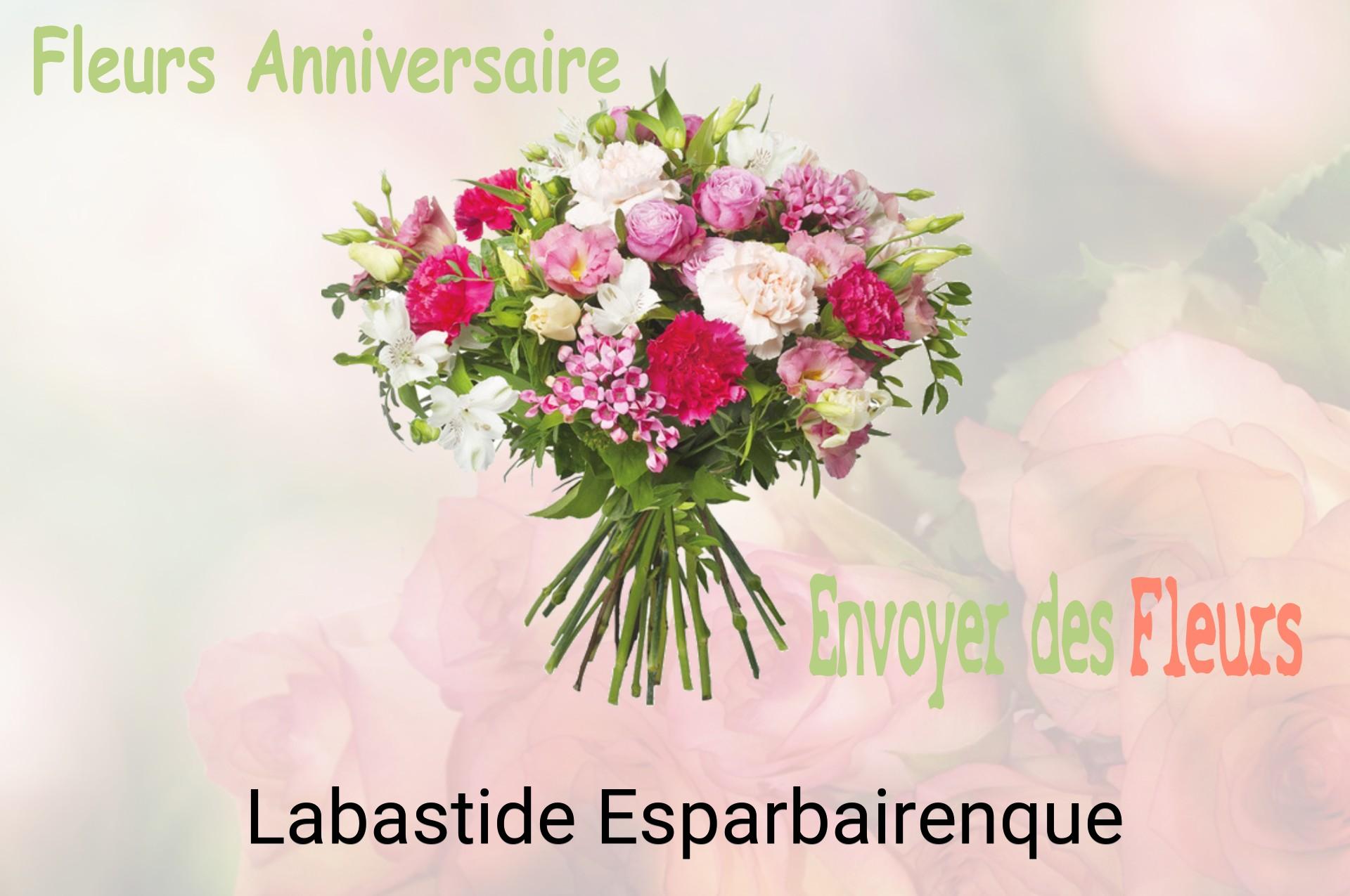 Bouquet de fleurs d’anniversaire livré à Labastide-Esparbairenque
